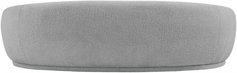 Hyde Grey Boucle Fabric Sofa from Meridian - Luna Furniture