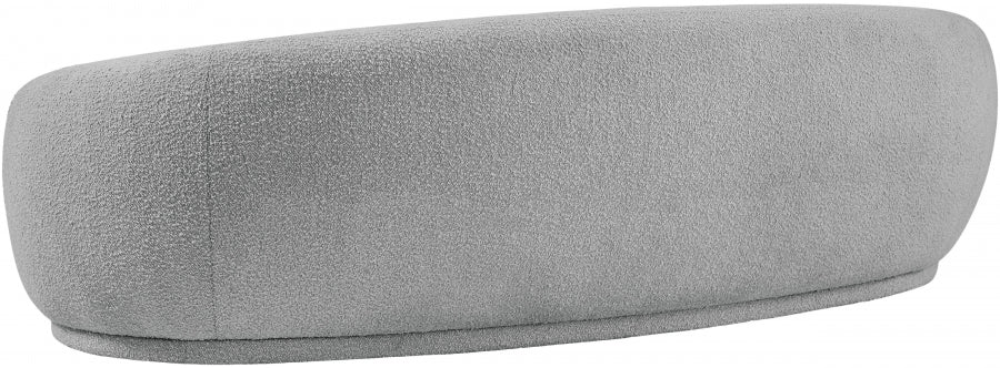 Hyde Grey Boucle Fabric Sofa from Meridian - Luna Furniture