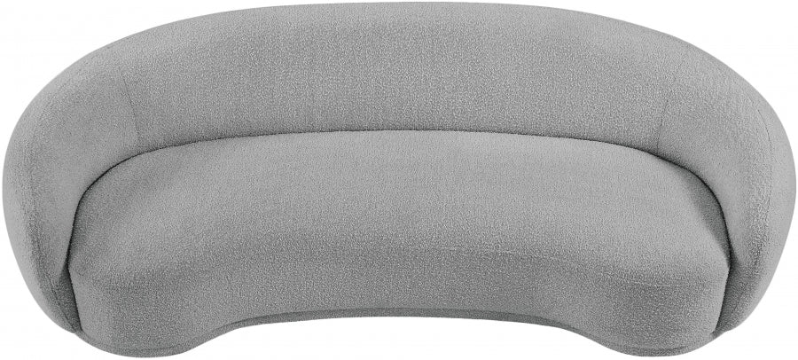 Hyde Grey Boucle Fabric Sofa from Meridian - Luna Furniture