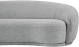 Hyde Grey Boucle Fabric Sofa from Meridian - Luna Furniture