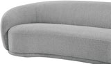 Hyde Grey Boucle Fabric Sofa from Meridian - Luna Furniture