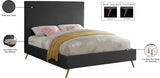 Jasmine Grey Velvet King Bed from Meridian - Luna Furniture