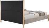 Grey Kona Fabric Queen Bed from Meridian - Luna Furniture