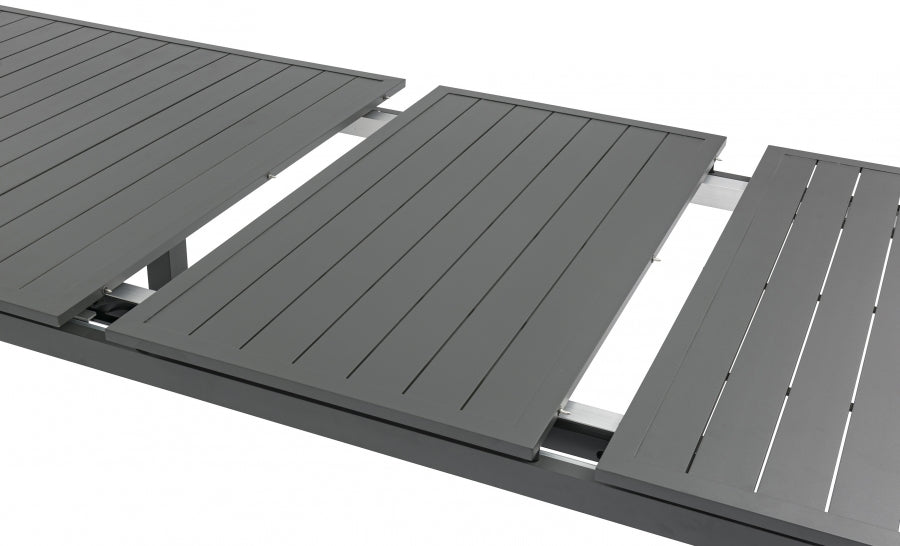 Maldives Grey Outdoor Patio Dining Table from Meridian - Luna Furniture