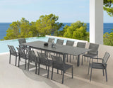 Maldives Grey Outdoor Patio Dining Table from Meridian - Luna Furniture