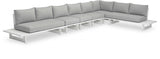 Maldives Grey Waterproof Fabric Outdoor Modular Sectional from Meridian - Luna Furniture