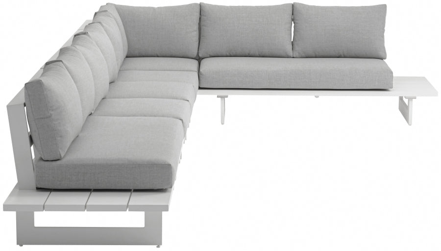 Maldives Grey Waterproof Fabric Outdoor Modular Sectional from Meridian - Luna Furniture