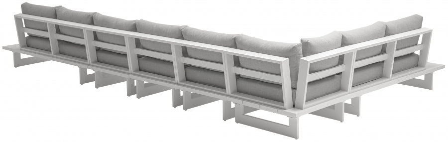 Maldives Grey Waterproof Fabric Outdoor Modular Sectional from Meridian - Luna Furniture