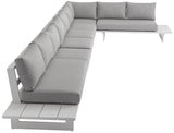 Maldives Grey Waterproof Fabric Outdoor Modular Sectional from Meridian - Luna Furniture