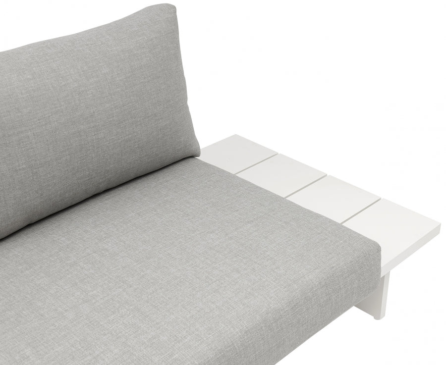 Maldives Grey Waterproof Fabric Outdoor Modular Sectional from Meridian - Luna Furniture