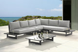 Maldives Grey Waterproof Fabric Outdoor Modular Sectional from Meridian - Luna Furniture