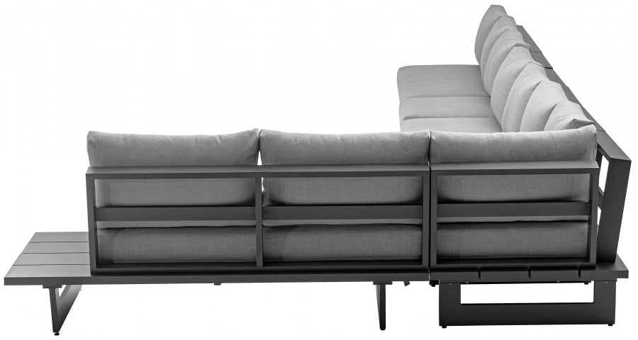 Maldives Grey Waterproof Fabric Outdoor Modular Sectional from Meridian - Luna Furniture