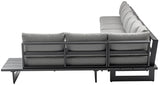 Maldives Grey Waterproof Fabric Outdoor Modular Sectional from Meridian - Luna Furniture