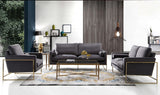 Mila Grey Velvet Loveseat from Meridian - Luna Furniture