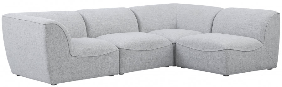 Miramar Grey Modular Sectional from Meridian - Luna Furniture