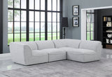 Miramar Grey Modular Sectional from Meridian - Luna Furniture