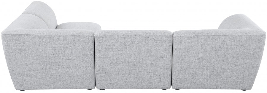 Miramar Grey Modular Sectional from Meridian - Luna Furniture