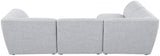 Miramar Grey Modular Sectional from Meridian - Luna Furniture