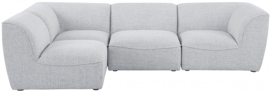 Miramar Grey Modular Sectional from Meridian - Luna Furniture