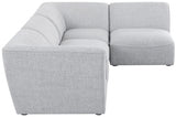 Miramar Grey Modular Sectional from Meridian - Luna Furniture