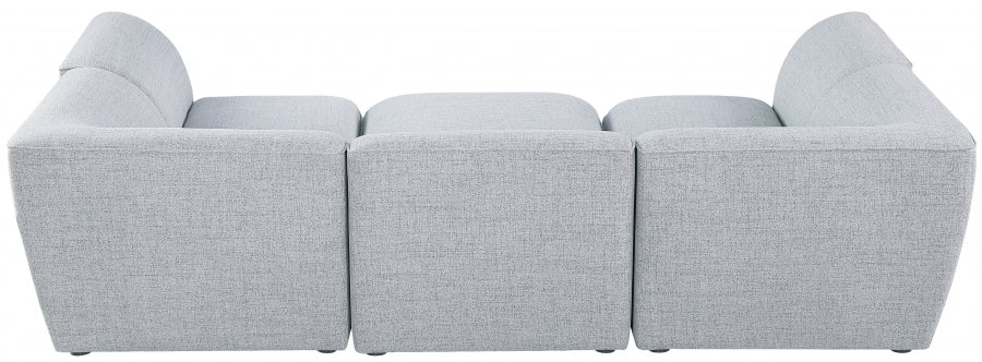 Miramar Grey Modular Sectional from Meridian - Luna Furniture