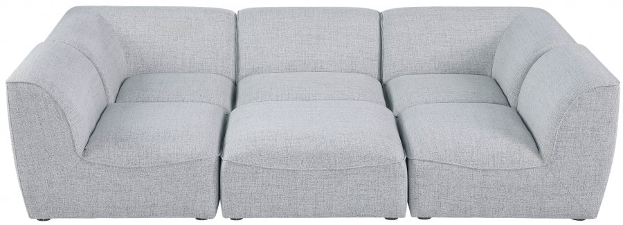 Miramar Grey Modular Sectional from Meridian - Luna Furniture