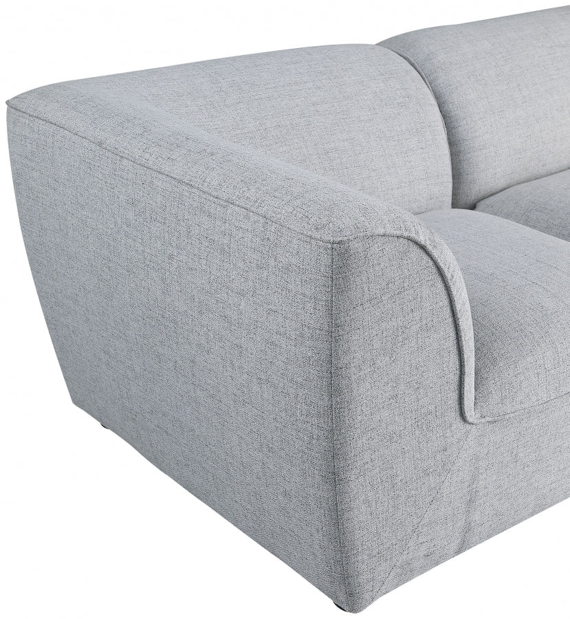 Miramar Grey Modular Sectional from Meridian - Luna Furniture