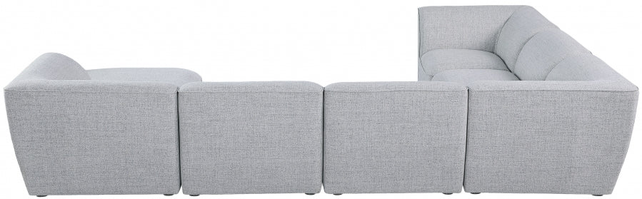 Miramar Grey Modular Sectional from Meridian - Luna Furniture