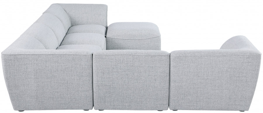 Miramar Grey Modular Sectional from Meridian - Luna Furniture