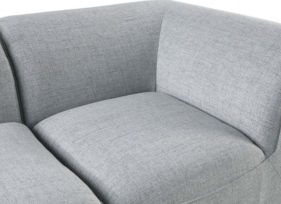 Miramar Grey Modular Sectional from Meridian - Luna Furniture