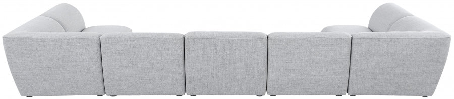 Miramar Grey Modular Sectional from Meridian - Luna Furniture