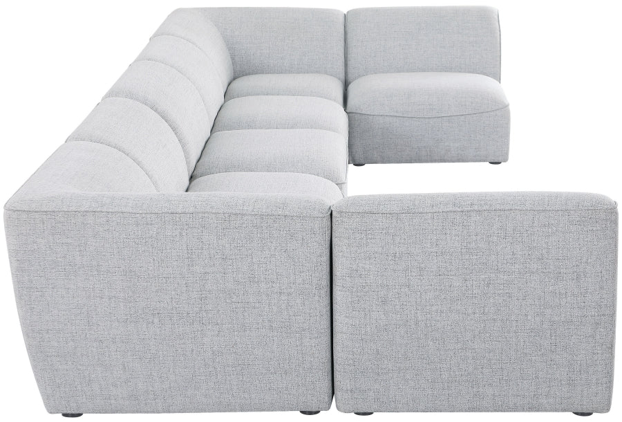 Miramar Grey Modular Sectional from Meridian - Luna Furniture