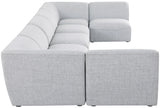 Miramar Grey Modular Sectional from Meridian - Luna Furniture