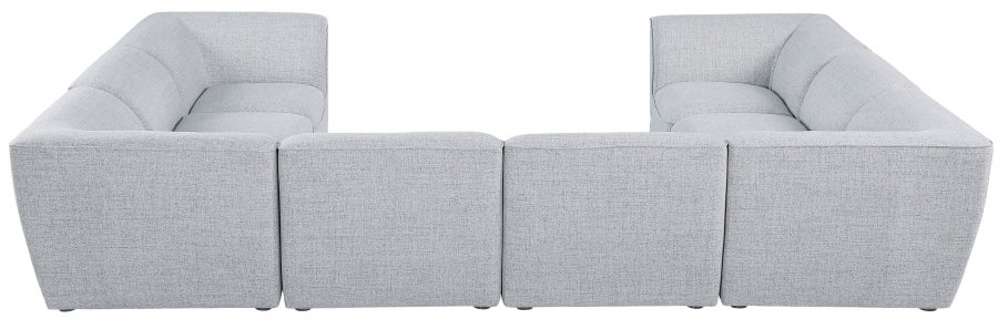 Miramar Grey Modular Sectional from Meridian - Luna Furniture