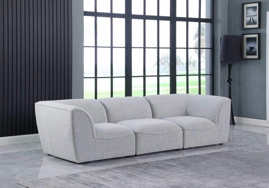 Miramar Grey Modular Sofa from Meridian - Luna Furniture