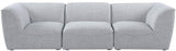 Miramar Grey Modular Sofa from Meridian - Luna Furniture