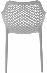 Mykonos Grey Outdoor Patio Dining Chair, Set of 4 from Meridian - Luna Furniture