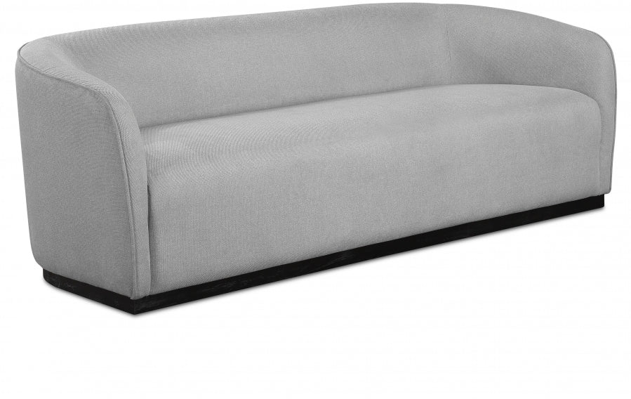 Grey Mylah Polyester Fabric Sofa from Meridian - Luna Furniture