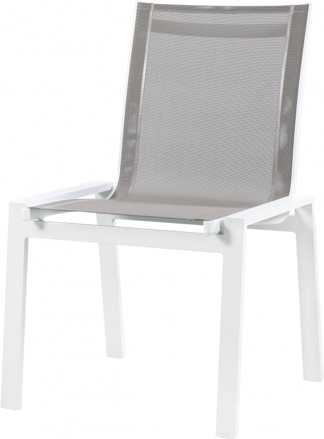 Nizuc Grey Outdoor Patio Dining Chair, Set of 2 from Meridian - Luna Furniture