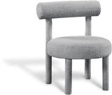 Parlor Grey Boucle Fabric Accent Chair from Meridian - Luna Furniture