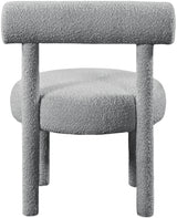 Parlor Grey Boucle Fabric Accent Chair from Meridian - Luna Furniture