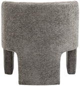 Grey Sawyer Chenille Fabric Accent Chair from Meridian - Luna Furniture