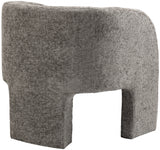 Grey Sawyer Chenille Fabric Accent Chair from Meridian - Luna Furniture