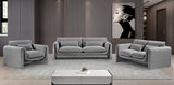 Grey Stylus Boucle Fabric Sofa from Meridian - Luna Furniture