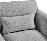 Grey Stylus Boucle Fabric Sofa from Meridian - Luna Furniture