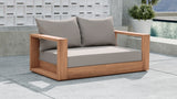 Tulum Grey Waterproof Fabric Outdoor Sofa from Meridian - Luna Furniture