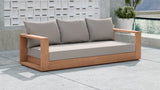 Tulum Grey Waterproof Fabric Outdoor Sofa from Meridian - Luna Furniture