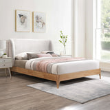 Grey Ventura Fabric Queen Bed from Meridian - Luna Furniture