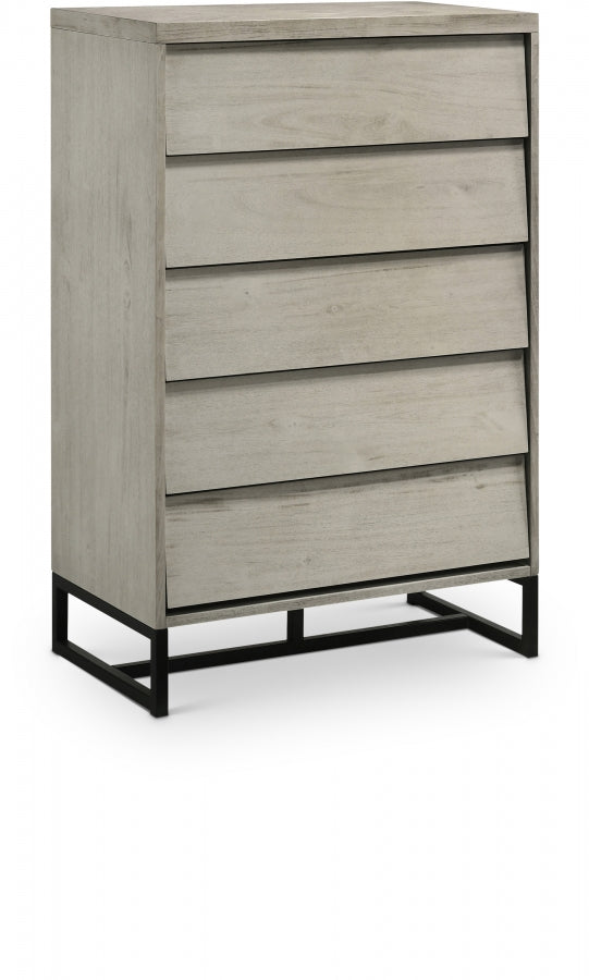 Weston Grey Wood Chest from Meridian - Luna Furniture