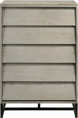 Weston Grey Wood Chest from Meridian - Luna Furniture